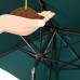 Abba Patio 7-1/2-Ft Round Outdoor Market Patio Umbrella with Push Button Tilt and Crank Lift, Green   565564161